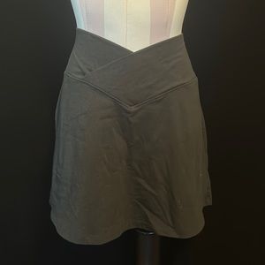 PINK, black crossover skort